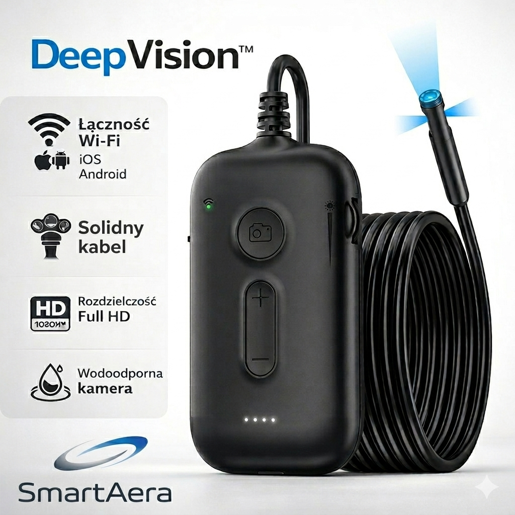 DeepVision™ - Kamera endoskopowa WiFi