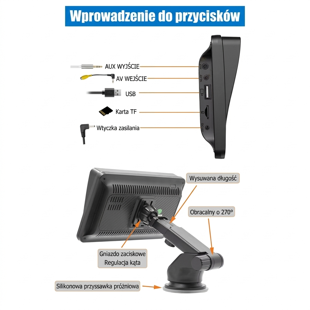 CarNova™ - Smart Display do Samochodu 7"