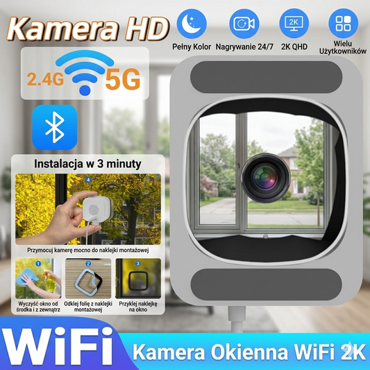 PanoCam™ - Bezprzewodowa Kamera Okienna
