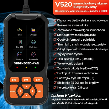 CarDiag Expert™ - Skaner OBD2