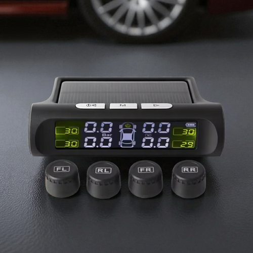 TireGuard™ – Solarny Czujnik Ciśnienia TPMS do Opon