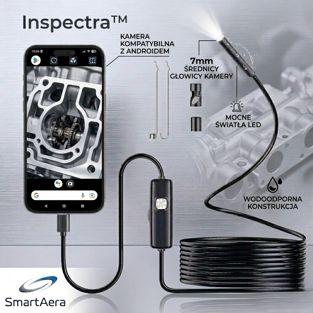 Inspectra™ - Kamera endoskopowa Android