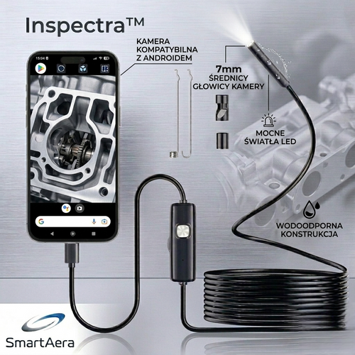 Inspectra™ - Kamera endoskopowa Android